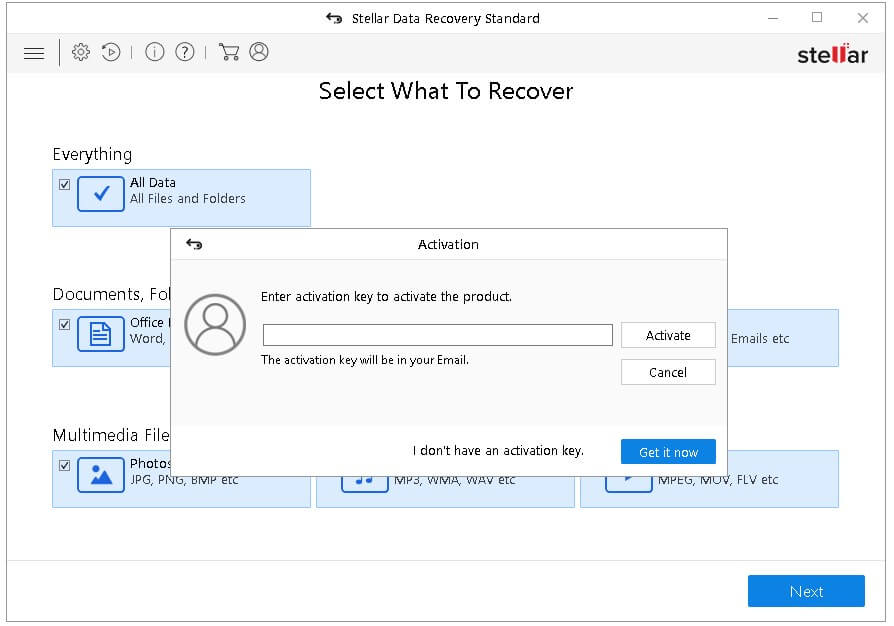 stellar data recovery activation key 2019  - Free Activators